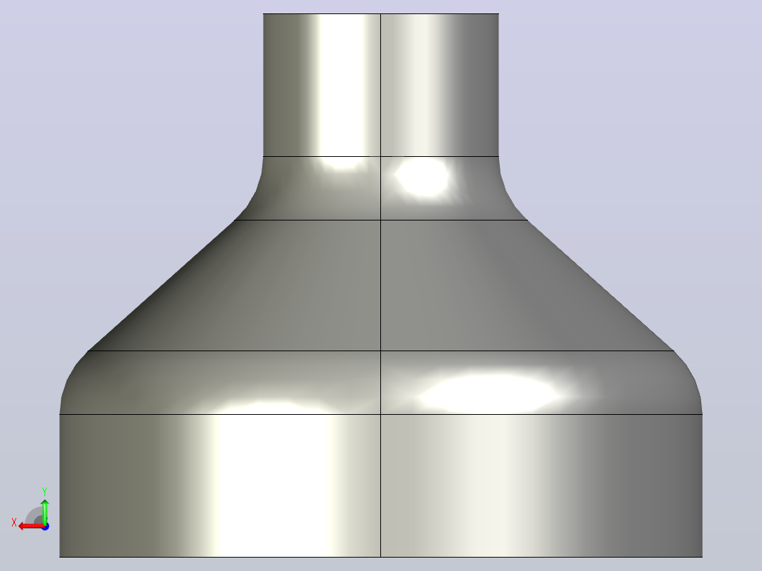 R(C) 大小头（同心）[6X2]后视图