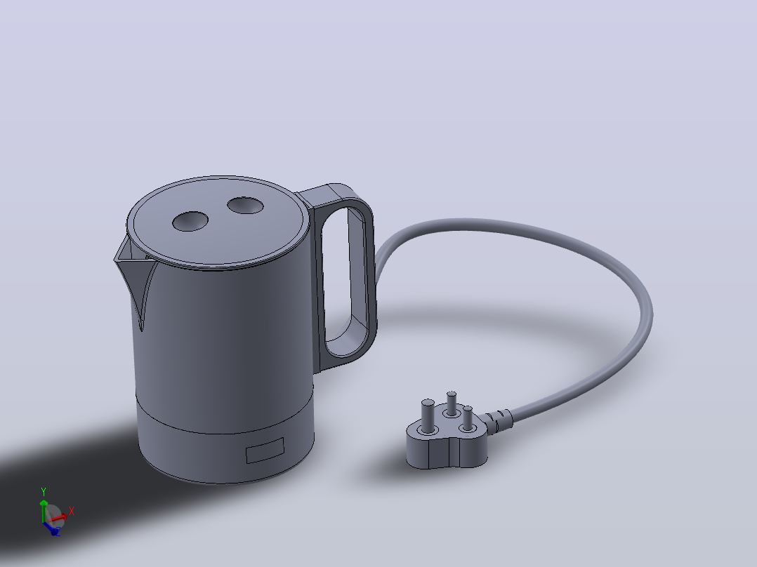 电热水器主视图