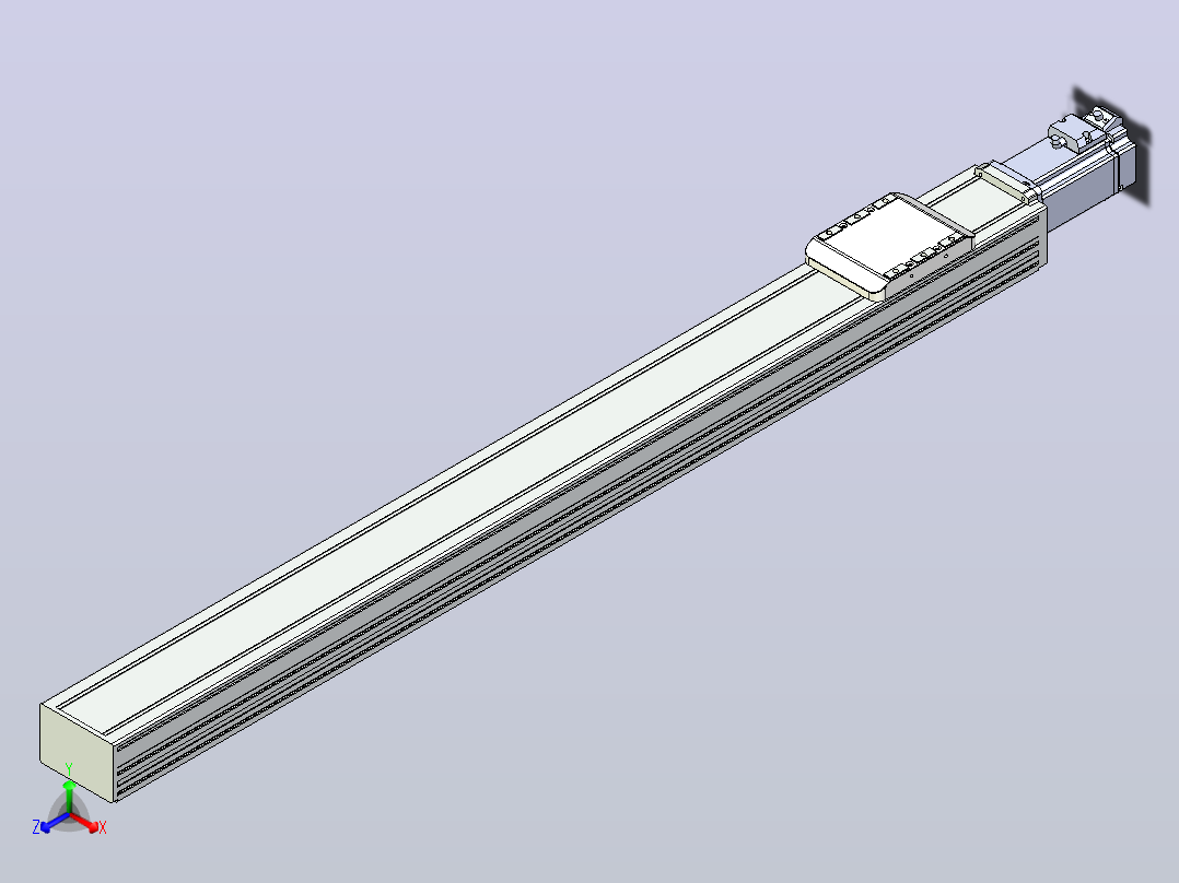 滚珠丝杠直线轴带导轨全封闭TPA-HCR-85D-1610C-L850-M-C-P20-N3主视图