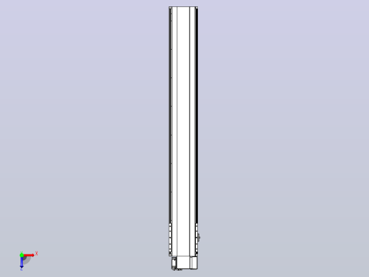 皮带直线轴半封闭可选导轨TPA-HNB-202D-140-L1400-RP-Y-P75-N3俯视缩略图