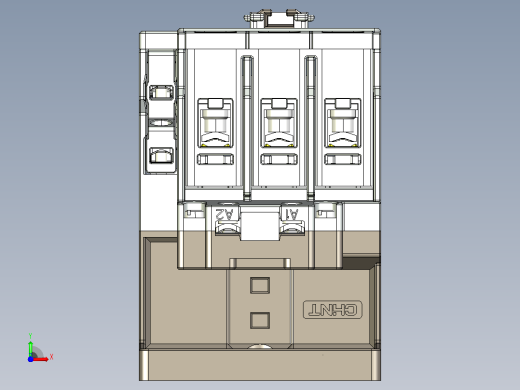 NC5-4011～6511交流接触器三维模型202204前视缩略图