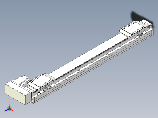 滚珠丝杠线性轴TPA-GCRS-80-1610C-L225-MR-M20-N3主视缩略图