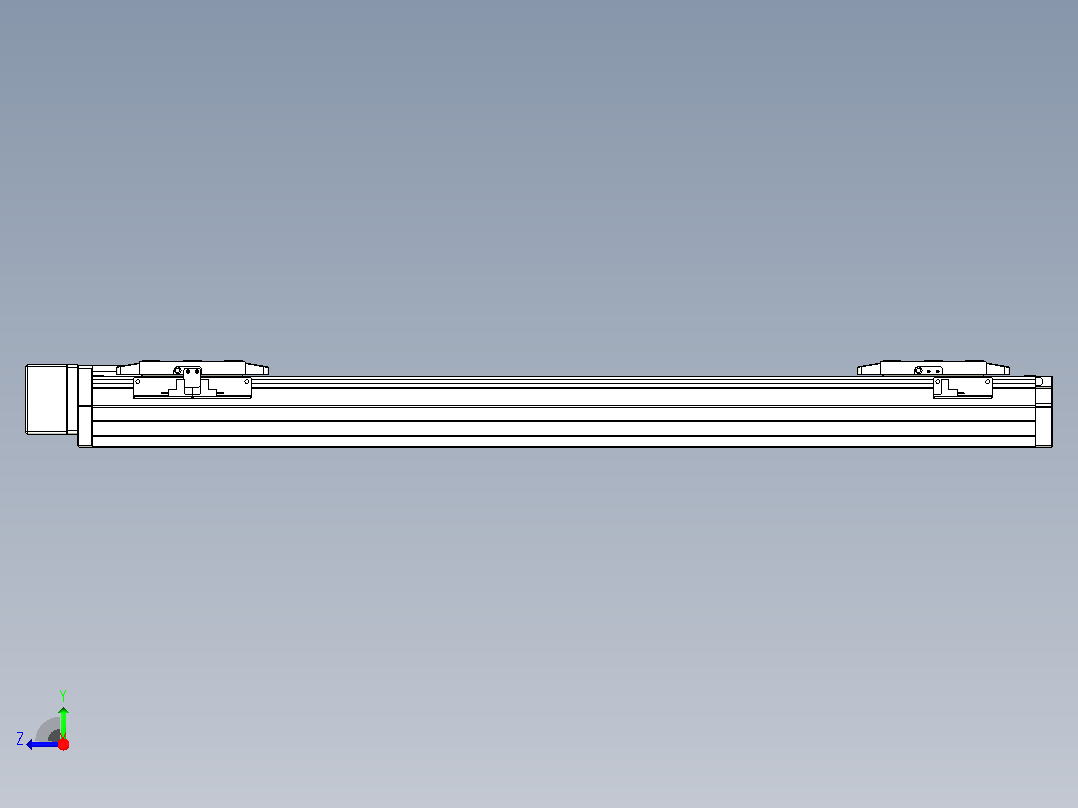 滚珠丝杠线性轴TPA-GCRS-80-1610C-L225-MR-M20-N3右视图