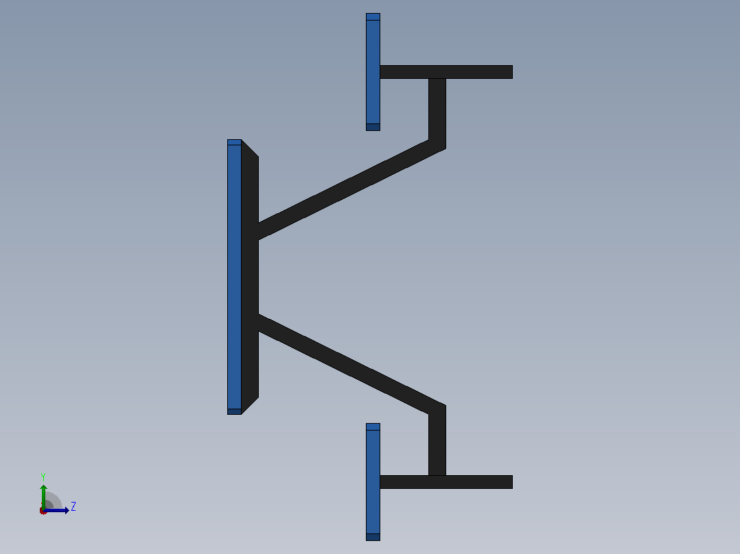 吃饭桌椅左视图