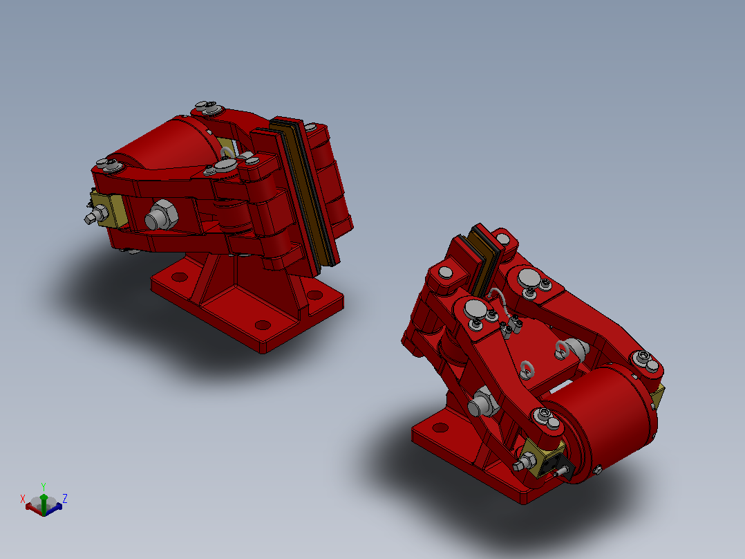 SBD-D安全制动器_SBD120-D-800×20ⅠRL.WL.CL主视图