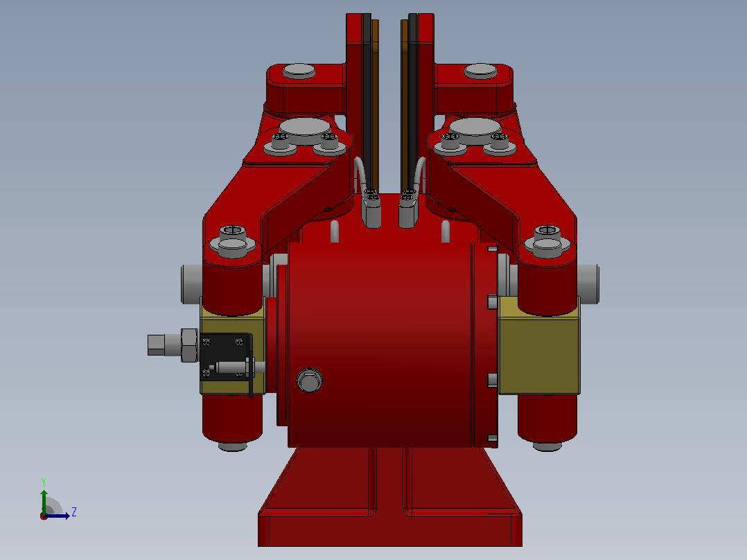 SBD-D安全制动器_SBD120-D-800×20ⅠRL.WL.CL右视图