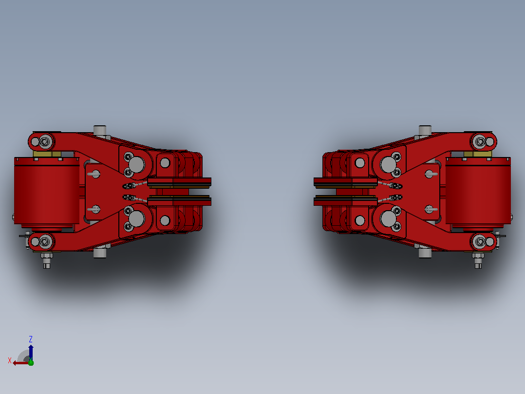 SBD-D安全制动器_SBD120-D-800×20ⅠRL.WL.CL俯视图