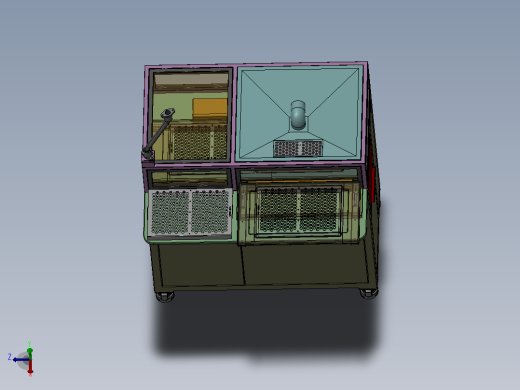 生产线工位3D模型