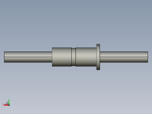 DKFZD6316-6滚珠丝杆3D模型后视缩略图