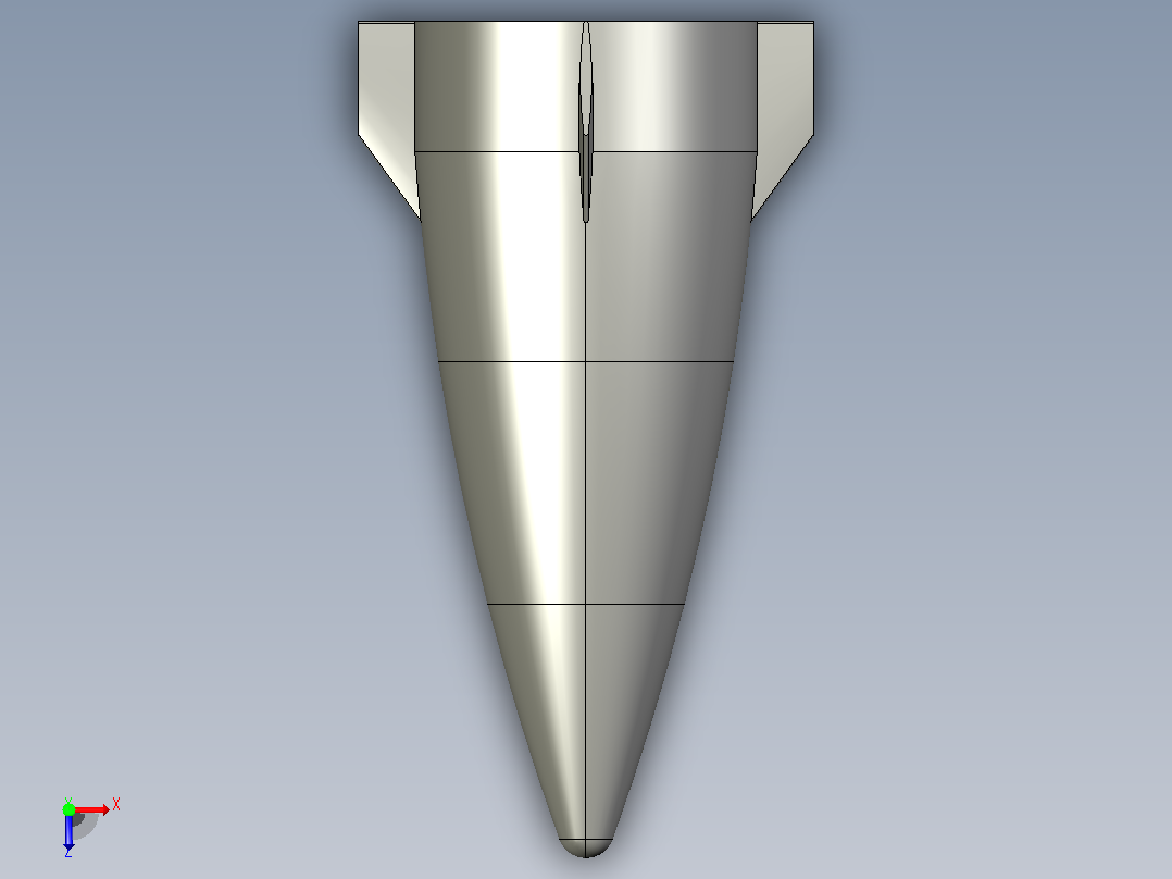 Aeroshell型号俯视图