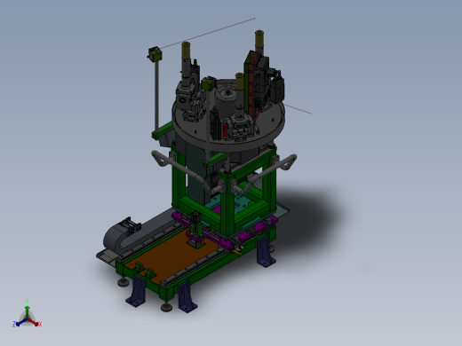 凸轮分度盘旋转机构