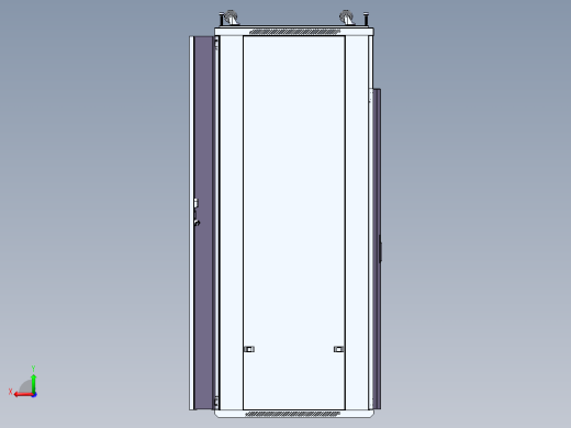 网络机柜后视缩略图