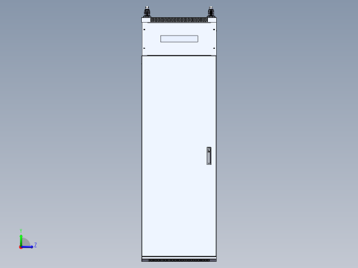 网络机柜左视缩略图