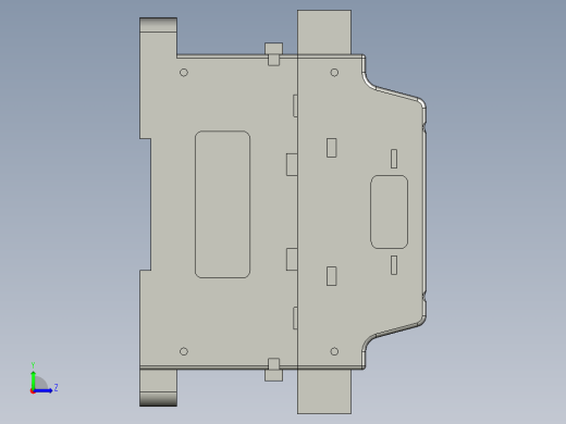 台达DVP60ES200R可编程控制器左视缩略图