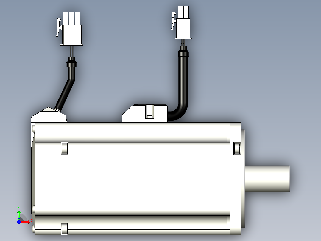 松下电机-MATSUSHITA_MSMF082L1D2前视图