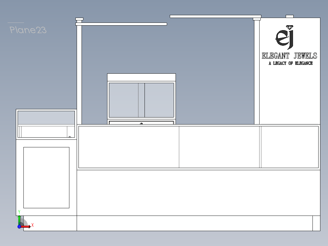 solidworks 报摊前视图