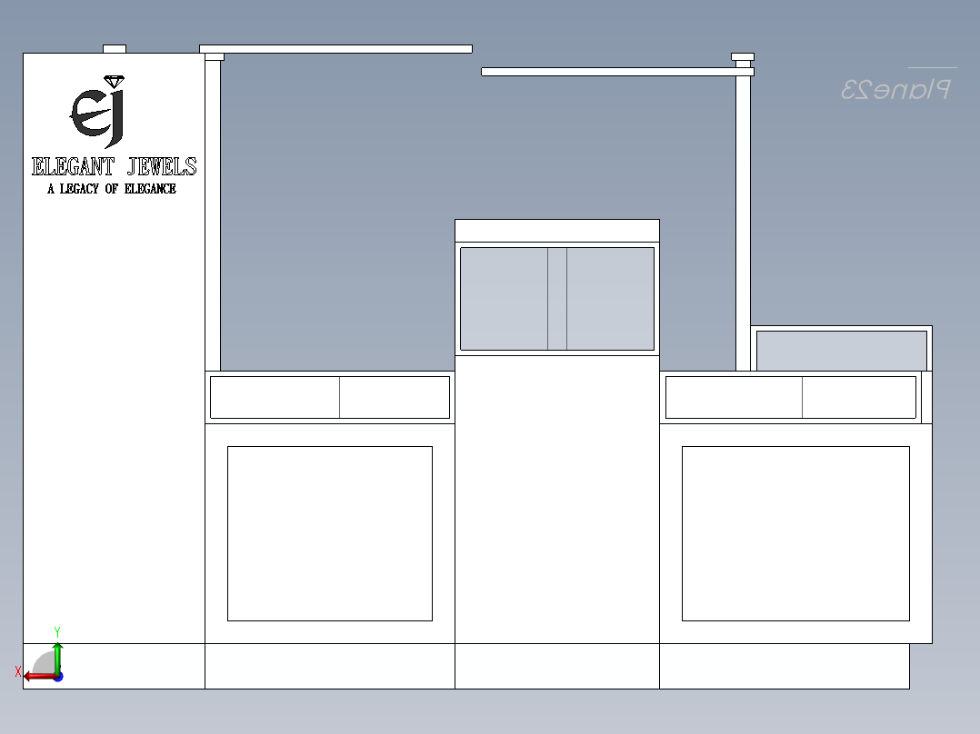 solidworks 报摊后视图