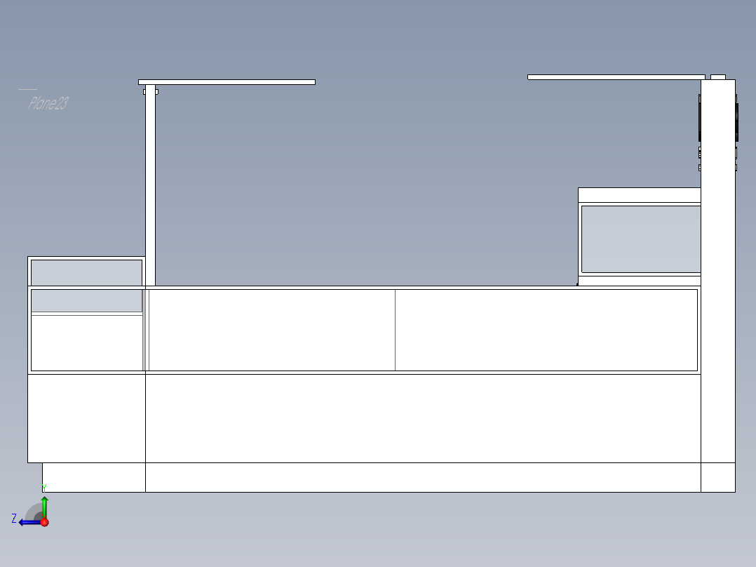 solidworks 报摊右视图