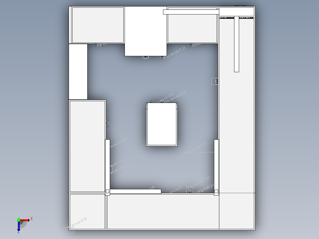 solidworks 报摊俯视图