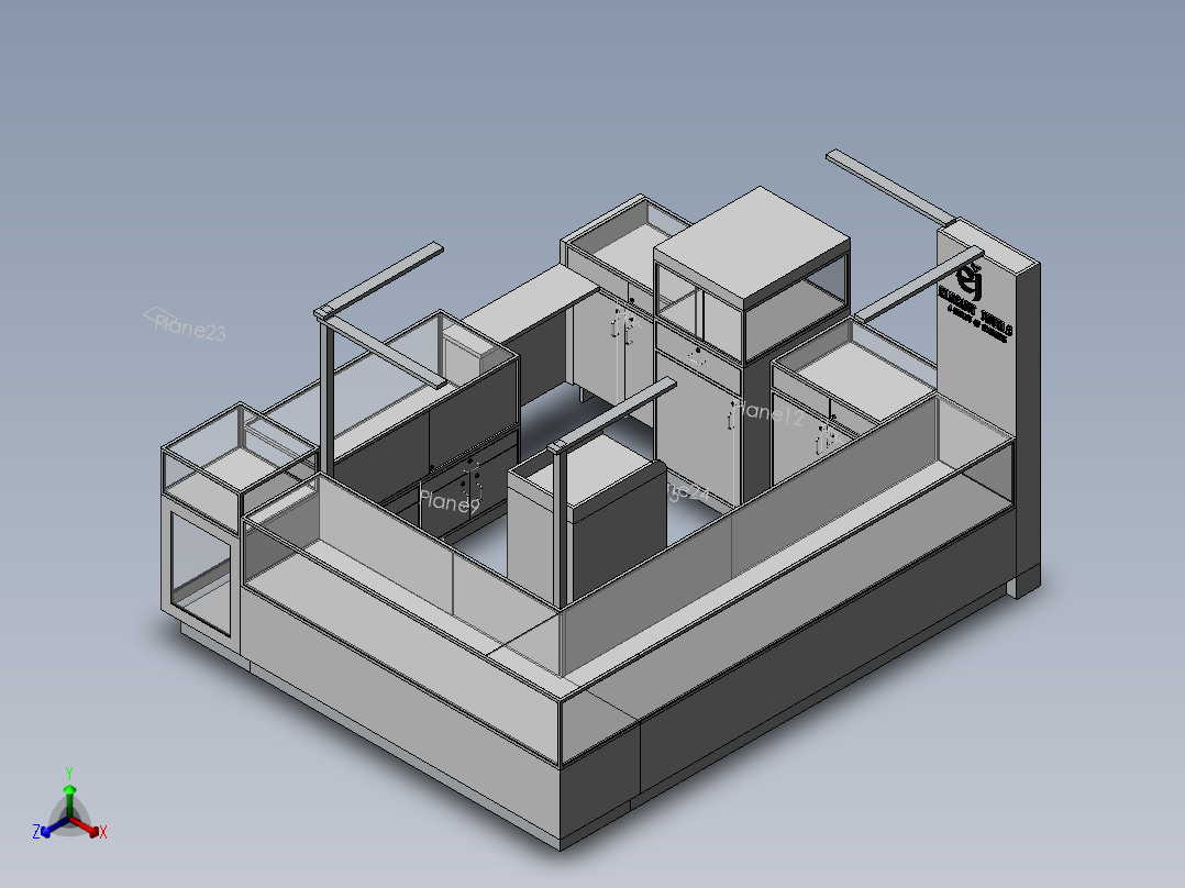 solidworks 报摊正等轴测图