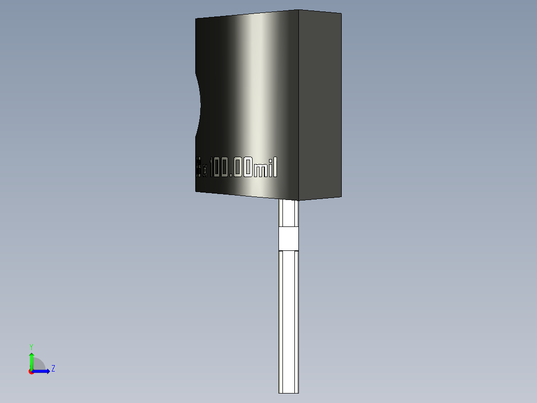 TO-92-2_Normal_Straight_rev1.0.rar左视图