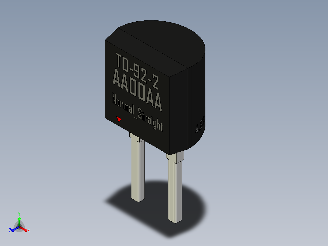 TO-92-2_Normal_Straight_rev1.0.rar正等轴测图
