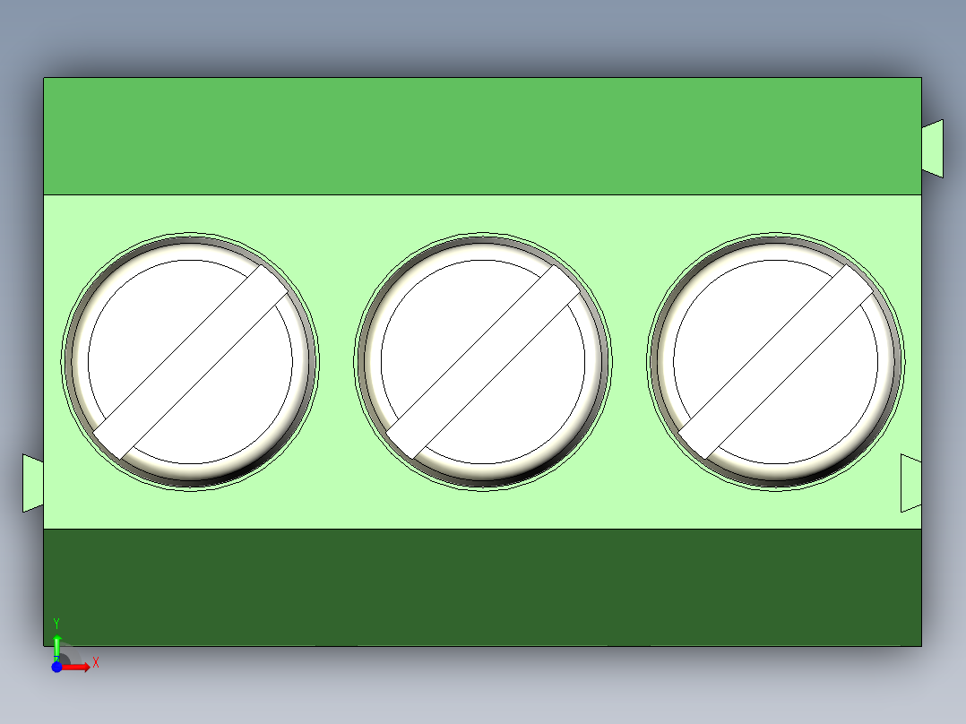PCB_Terminal_Block_3-P3.5前视图