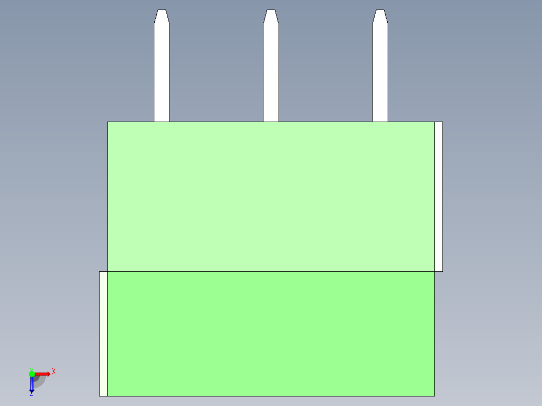 PCB_Terminal_Block_3-P3.5俯视图