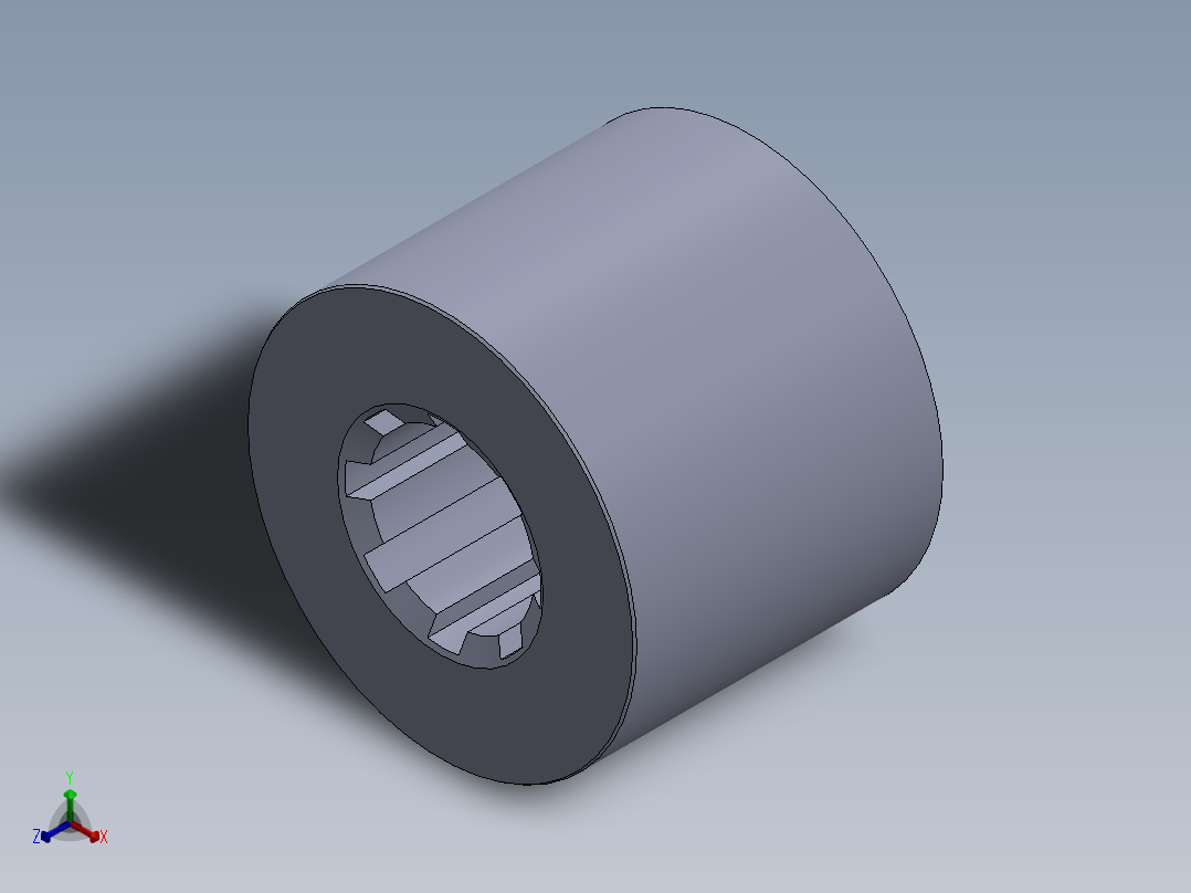 SPL 32x38x75x60 - 8.SLDPRT正等轴测图