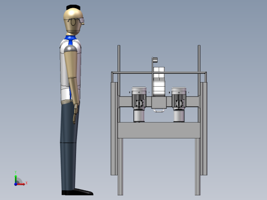 密封设备模型前视缩略图