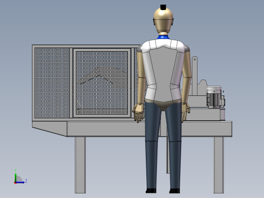 密封设备模型左视缩略图