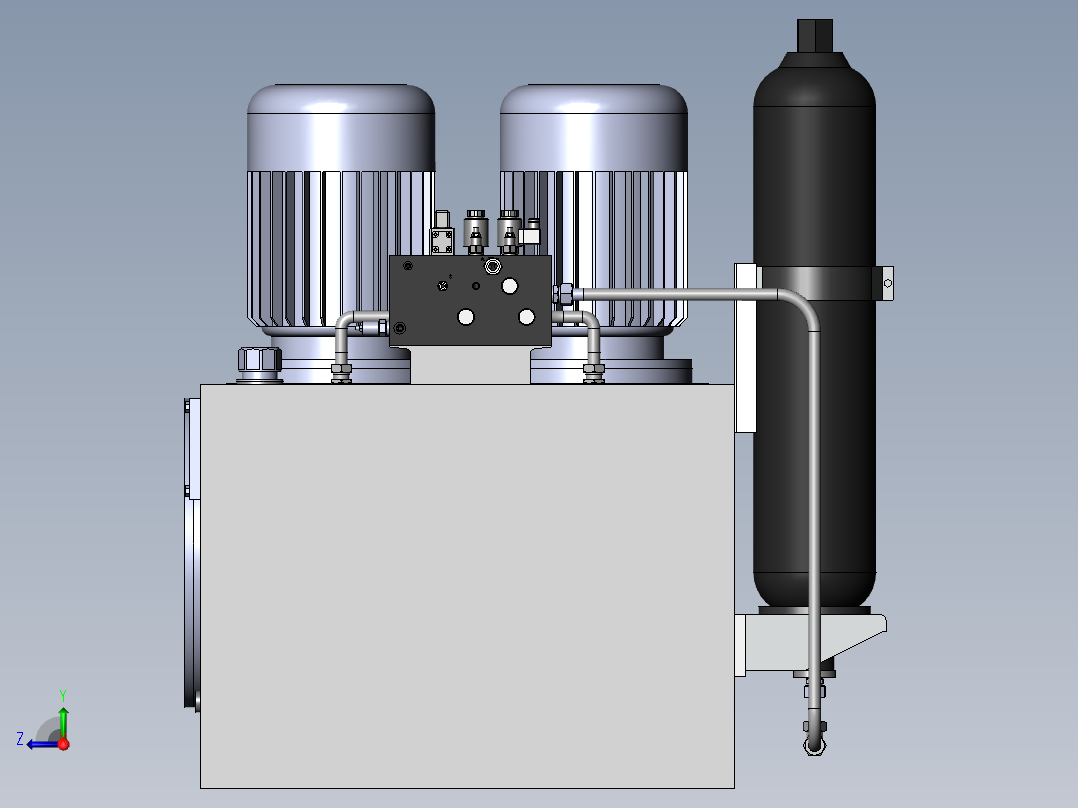 双泵双蓄能器液压站