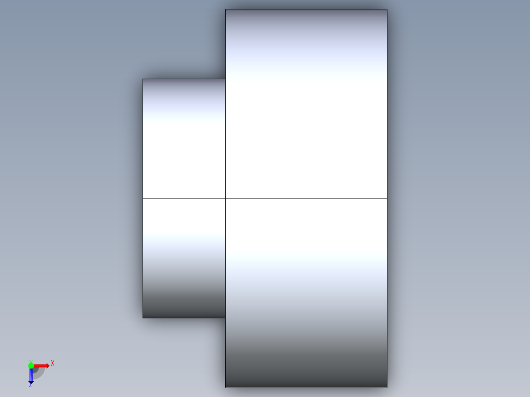 船舶管路系统S18_SeaDrainPLUS_ReducerBushing-SxS_37E187531_3x1-1-2in Sea Drain Plus - Reducing Bushing - SxS俯视图