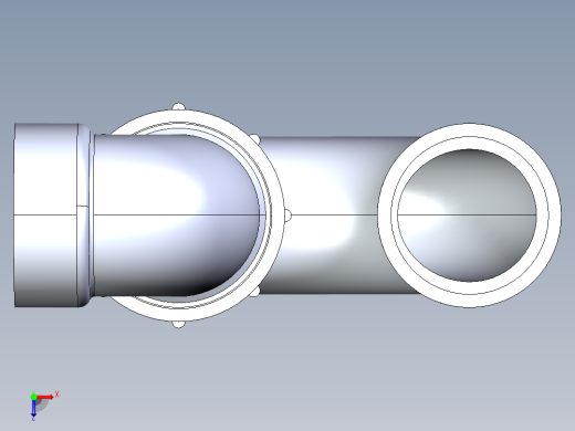 船舶管路系统S28_SeaDrainPLUS_P-TrapUnionConn-SxS_37E172101_1-1-2in Sea Drain Plus - P-TrapUnionConn-SxS俯视缩略图