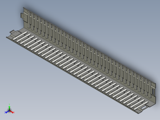 THK板式滚柱链3D模型IGS格式正等轴测缩略图