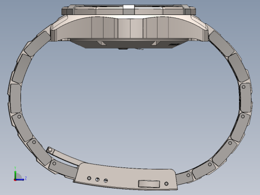豪雅300米水族箱手表左视缩略图