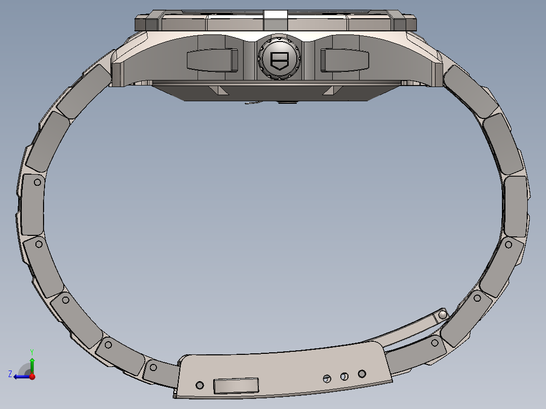 豪雅300米水族箱手表右视图