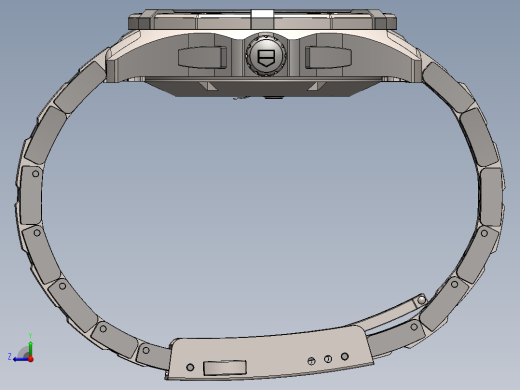 豪雅300米水族箱手表右视缩略图
