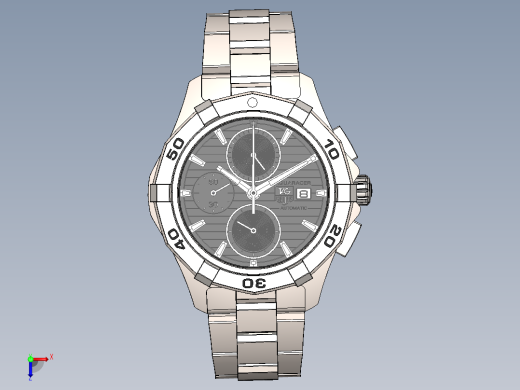 豪雅300米水族箱手表俯视缩略图