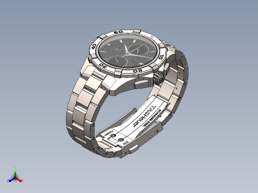 豪雅300米水族箱手表正等轴测缩略图