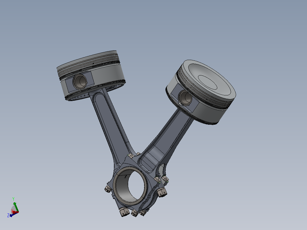 梅林发动机连杆和活塞