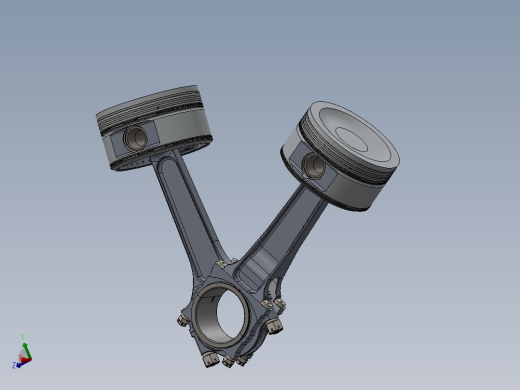 梅林发动机连杆和活塞
