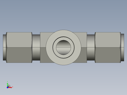 卡套式工业通用硬管接头8_obu-s前视缩略图