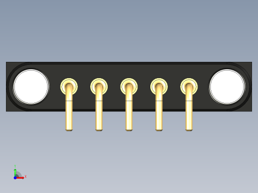 Magnetic_Pogo_Connector_5_Pin前视缩略图