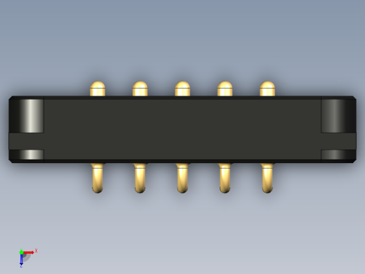 Magnetic_Pogo_Connector_5_Pin俯视缩略图