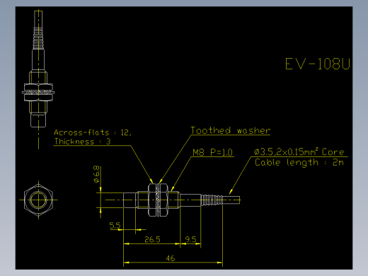 基恩士ez-ev_cad_kc图纸模型