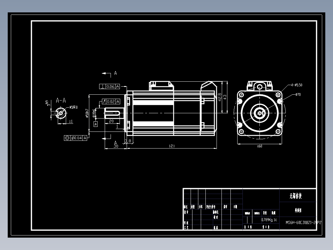 电机MS6H-60CS(M)30BZ1-20P2