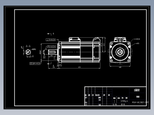 电机MS6H-60CS(M)30BZ1-20P2