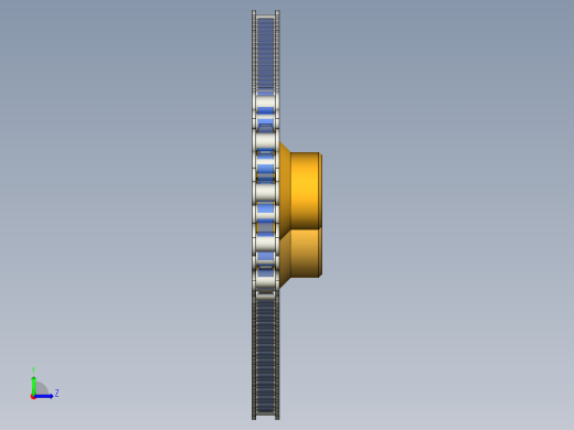 链轮设计chain-sprocket-design-1.snapshot.5---inventor左视缩略图