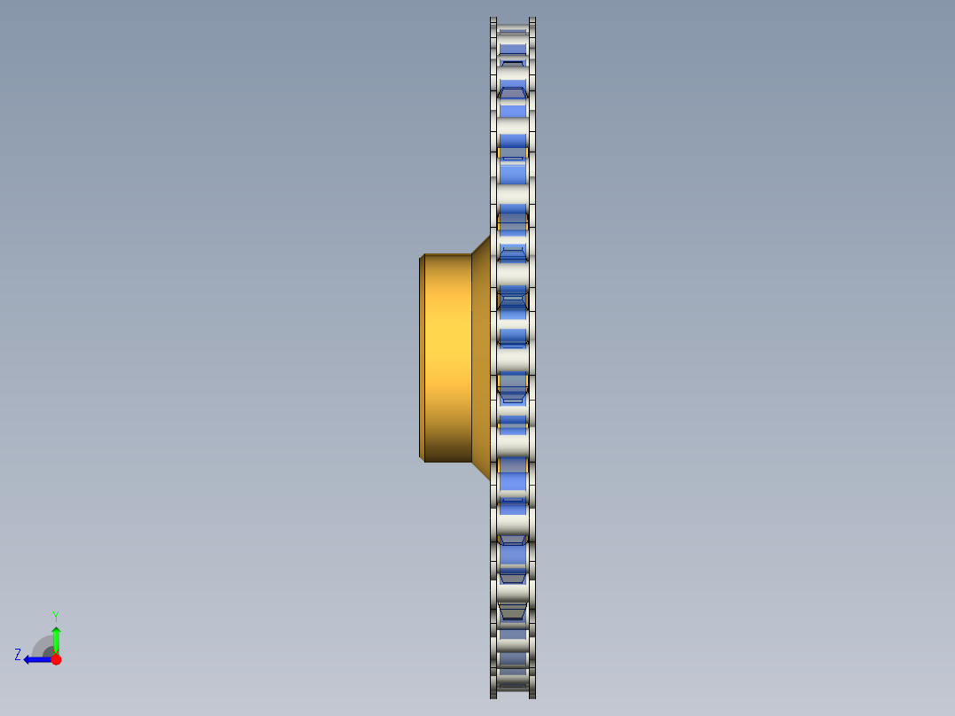链轮设计chain-sprocket-design-1.snapshot.5---inventor右视图